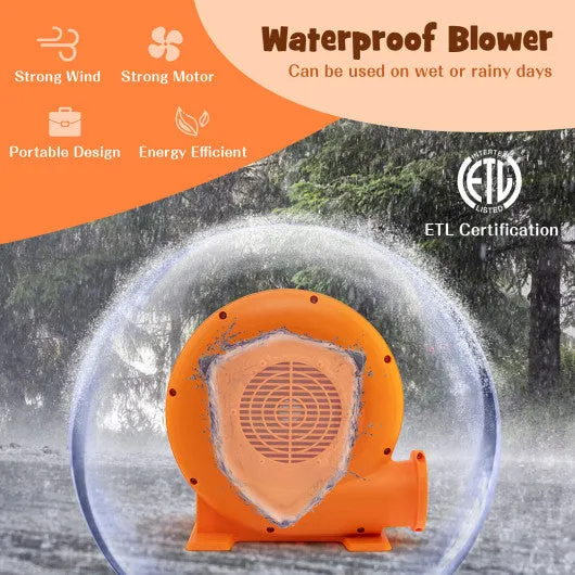 0.5HP/0.7HP/1.0HP Air Blower for Inflatables with 25 feet Wire and GFCI Plug-0.7HP