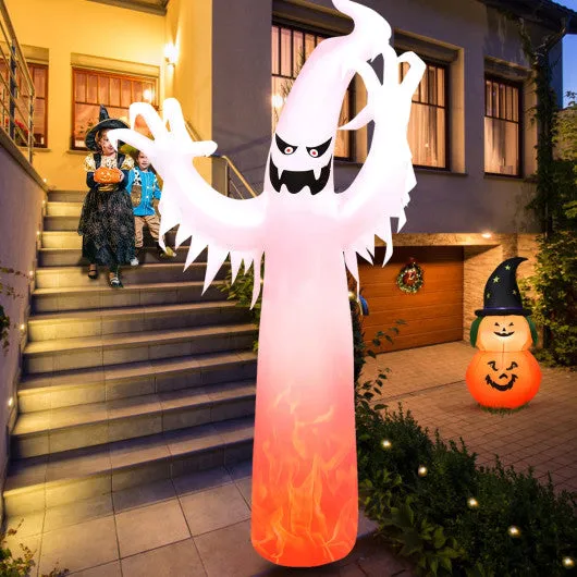 12 Feet Halloween Inflatable Decoration with Built-in LED Lights