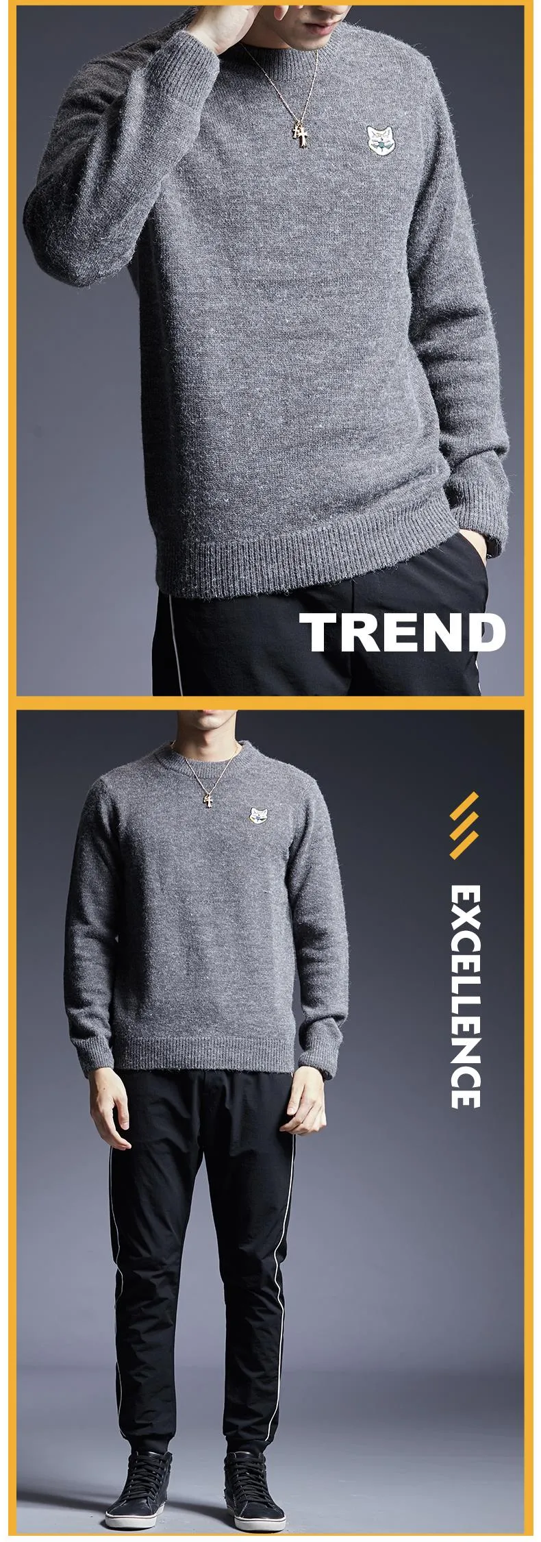 2020 New Fashion Brand Sweater Man