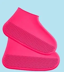 2pcs Waterproof Reusable Silicone Shoe Cover