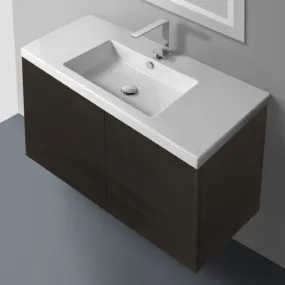 39 Inch Vanity Cabinet with Self Rimming Sink