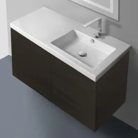 39 Inch Vanity Cabinet with Self Rimming Sink