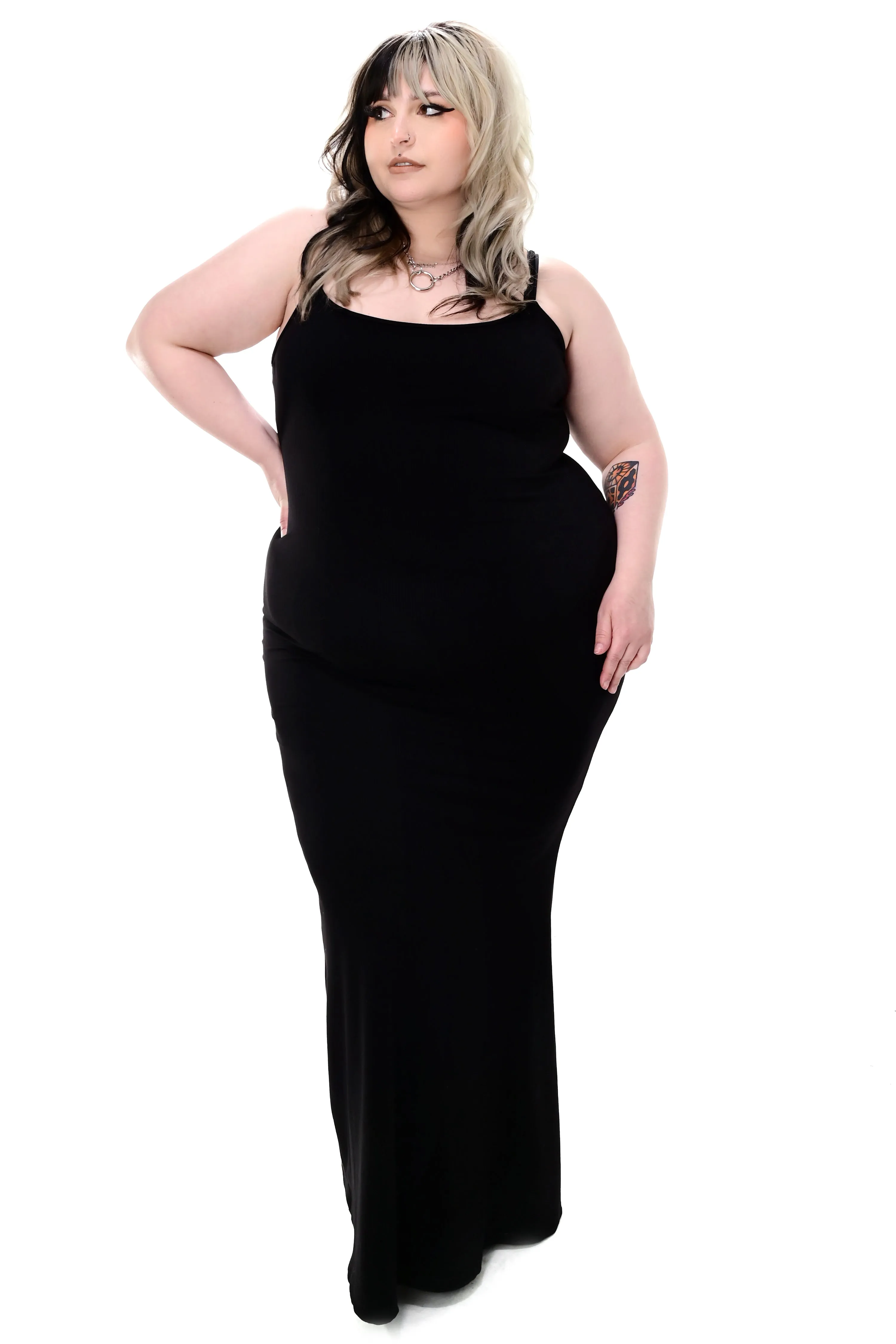 Amelia Ribbed Maxi Dress - L/2XL/3XL left!