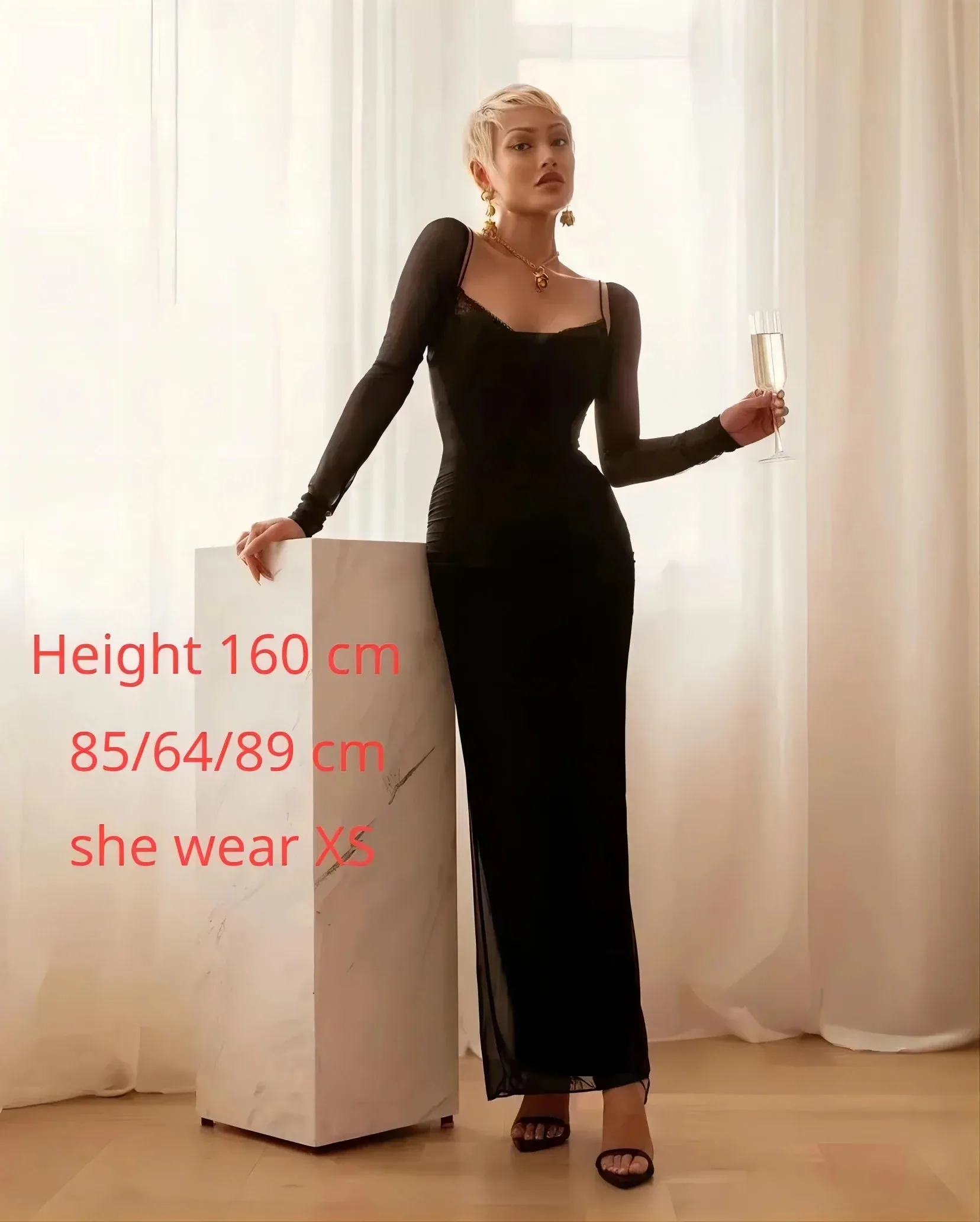 Amozae Summer Mesh Maxi Dresses for Women 2023 Rose Spaghetti Strap Bodycon Dress Elegant Formal Occasion Dress Female