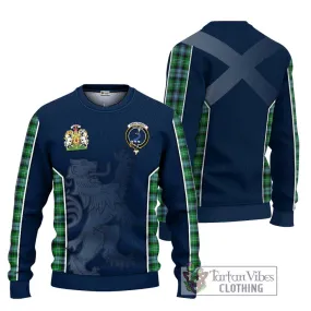 Arbuthnot Ancient Tartan Ugly Sweater with Family Crest and Lion Rampant Vibes Sport Style