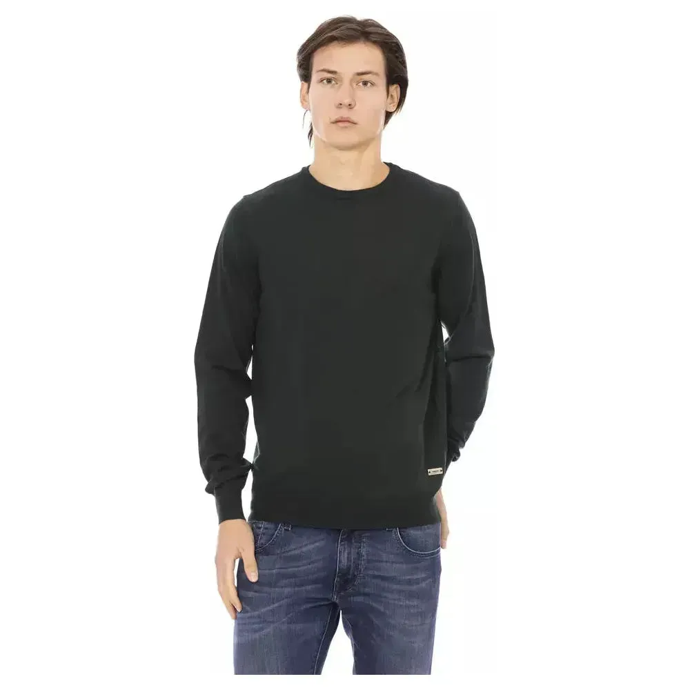 Baldinini Trend Green Fabric Men Sweater