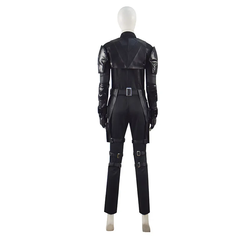 Black Widow Cosplay Yelena Belova Costume Black Vest Bodysuit Outfit Halloween Party Suit