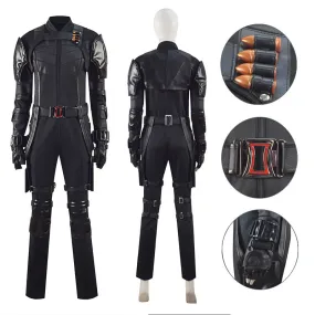 Black Widow Cosplay Yelena Belova Costume Black Vest Bodysuit Outfit Halloween Party Suit