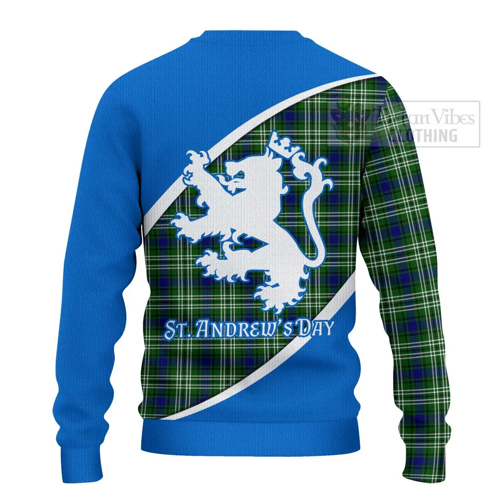 Blackadder Family Crest Tartan Ugly Sweater Celebrate Saint Andrew's Day in Style