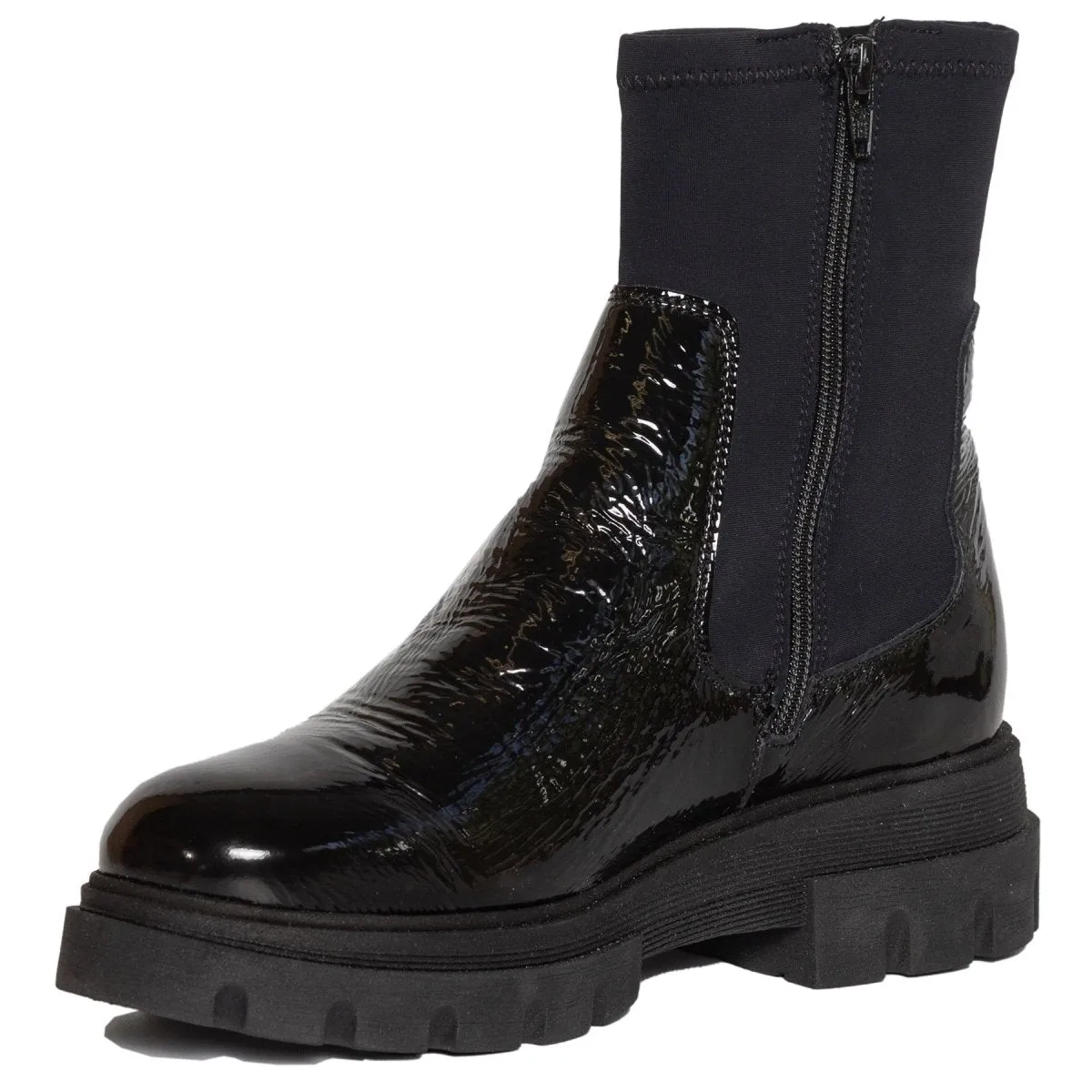 Bos and Co Women's Five Black Patent Waterproof