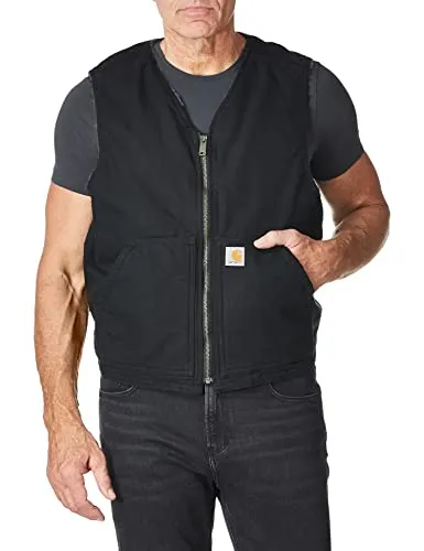 Carhartt 104394 Men's Relaxed Fit Washed Duck SherpaLined Vest