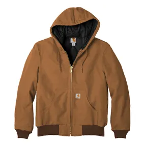 Carhartt Quilted-Flannel-Lined Duck Active Jacket