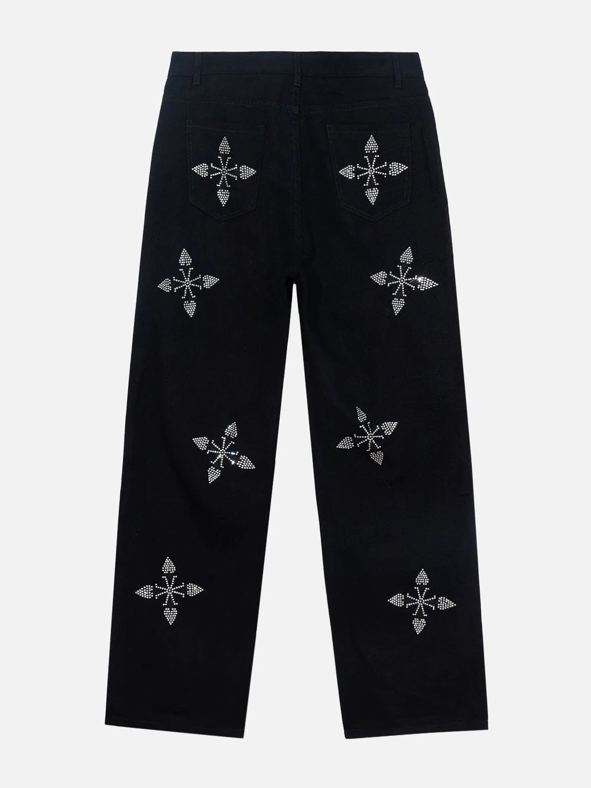 City Of Love Hotfix Rhinestones Jeans