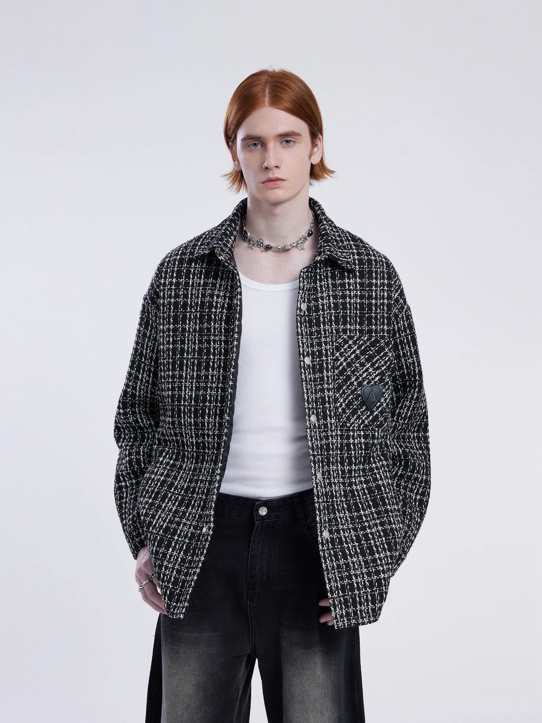 City Of Love Vintage Plaid Jacket