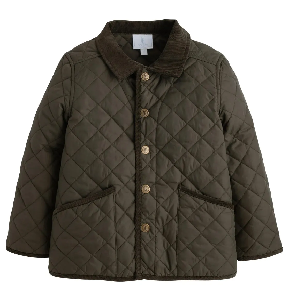 Classic Quilted Jacket Olive-F5BT20OLC05 : 14