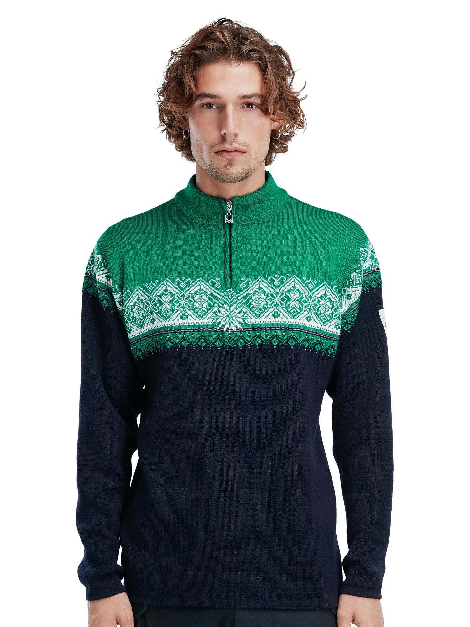 Dale Of Norway | Moritz Sweater | Men's | Navy/Bright Green