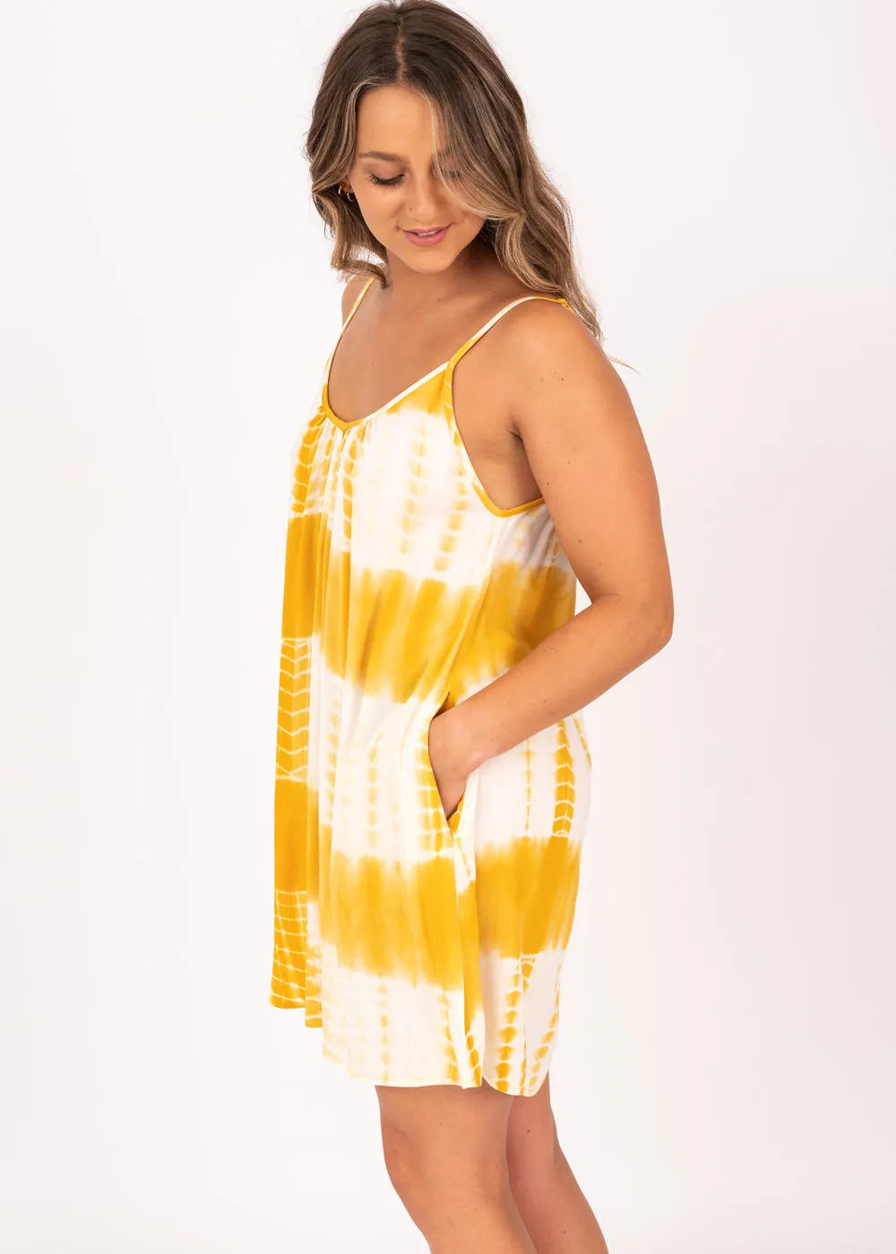 Desert Island Dress in Ochre