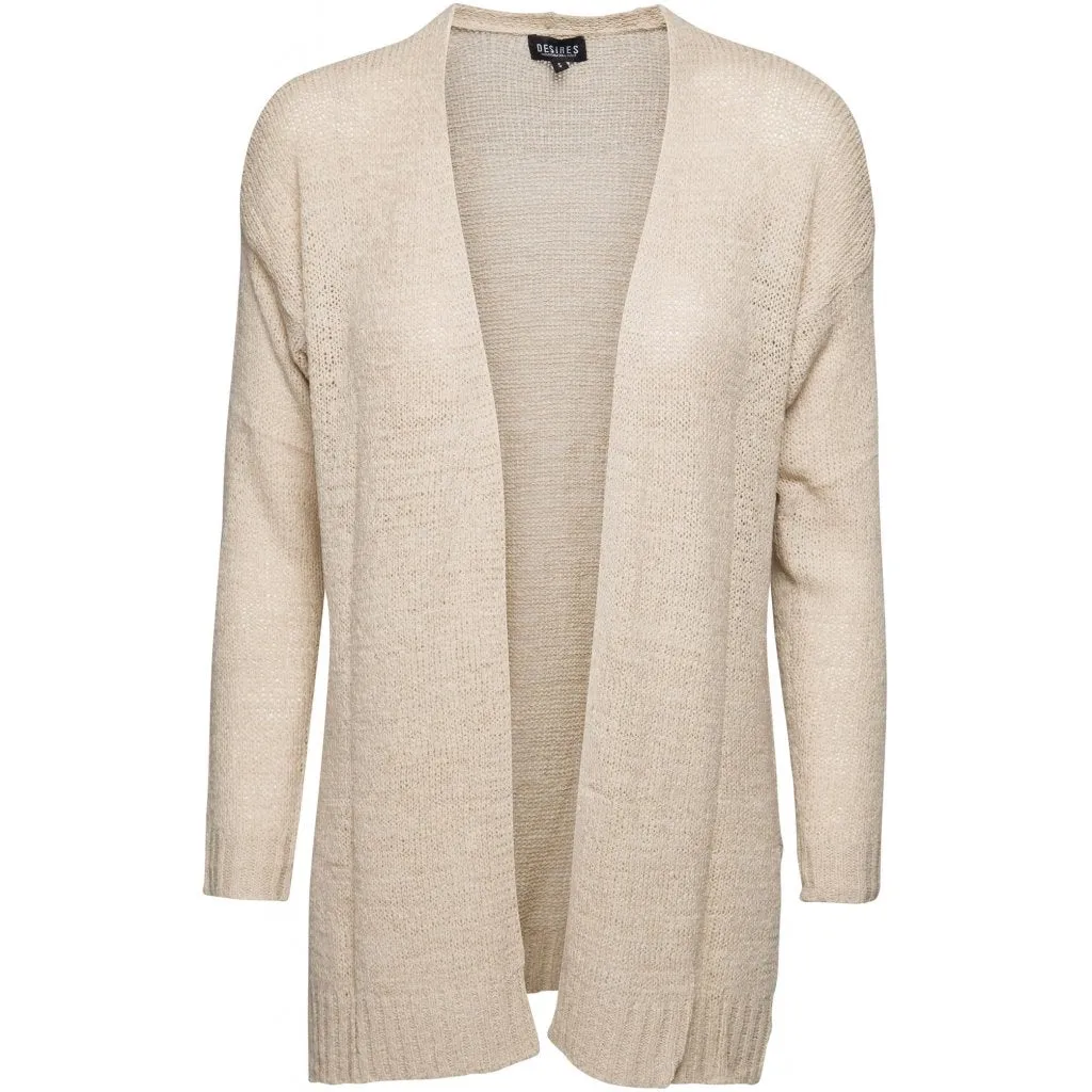 Desires Fea Cardigan Doeskin