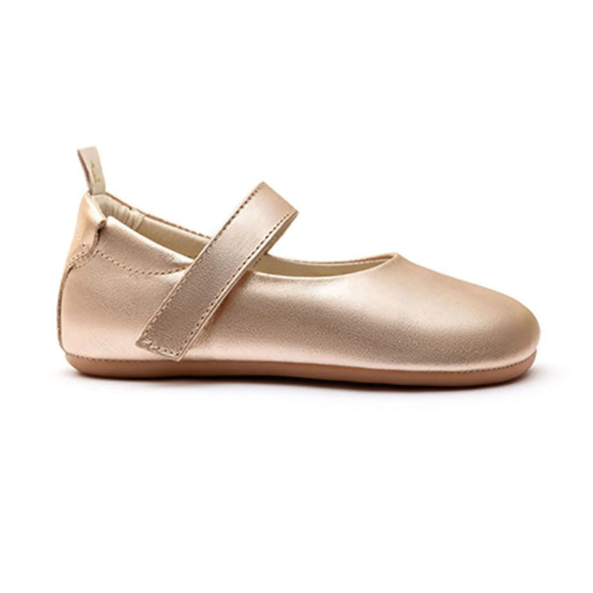 Dolly Mary Janes - Metallic Salmon (Baby)