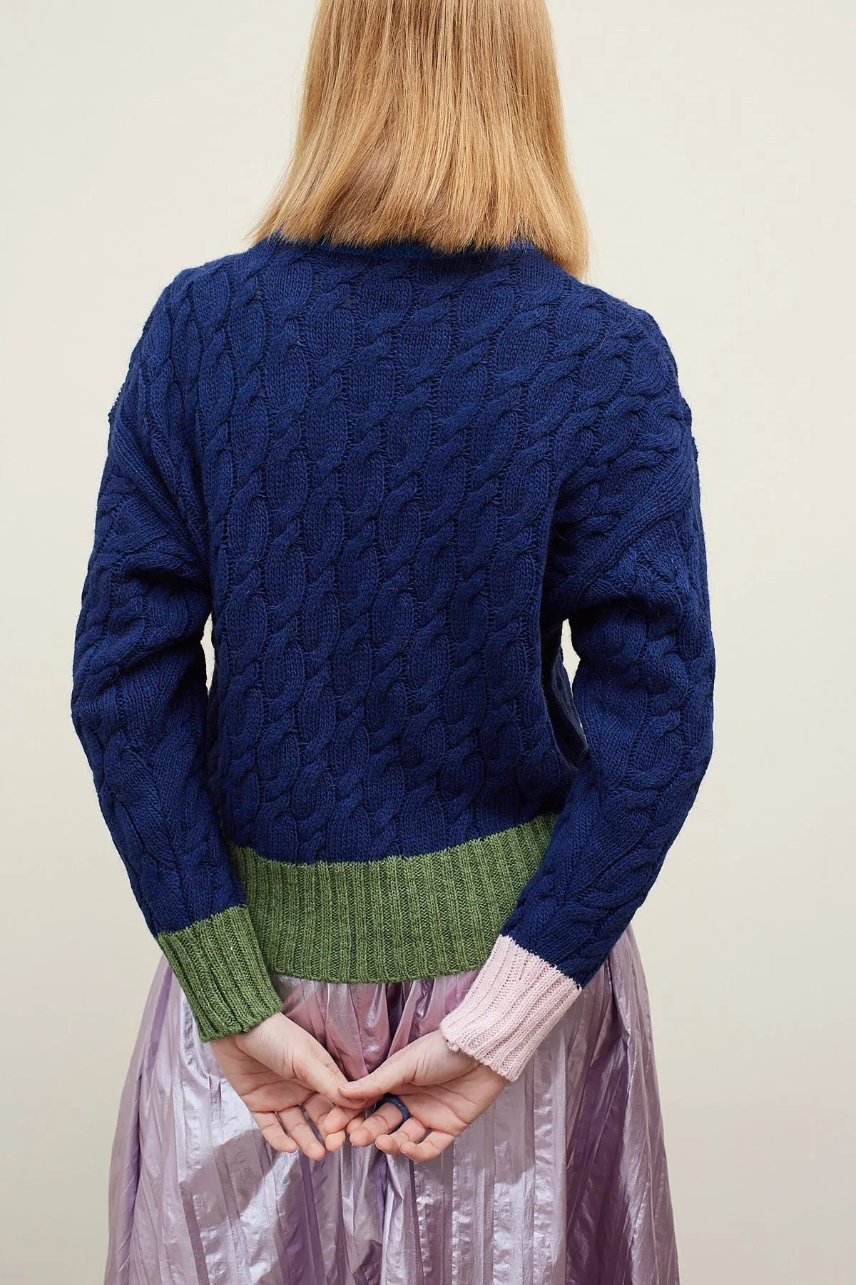 Dr. Bloom Jazzy Sweater in Blue