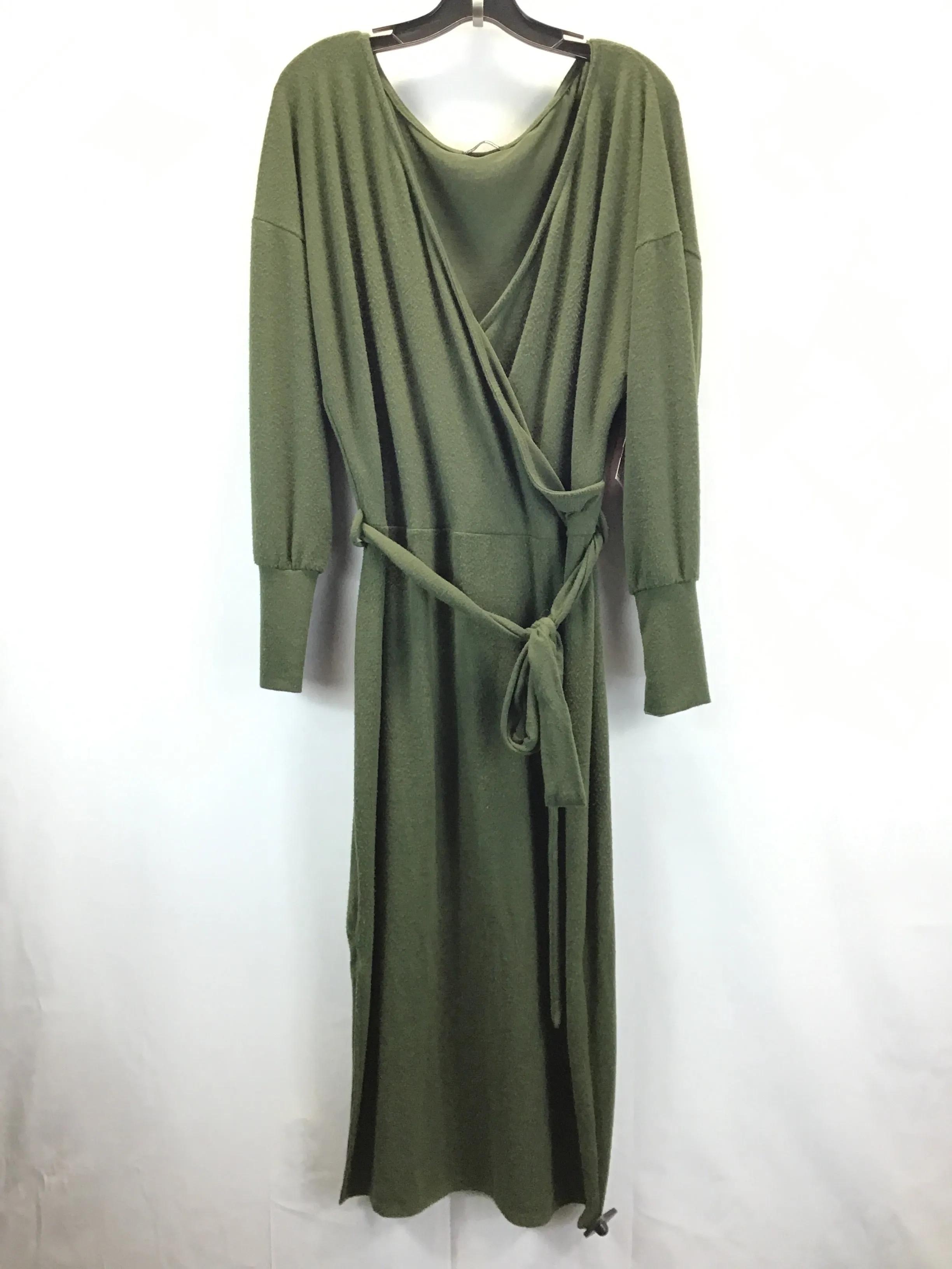 Dress Casual Maxi By Fashion Nova In Green, Size: 3x