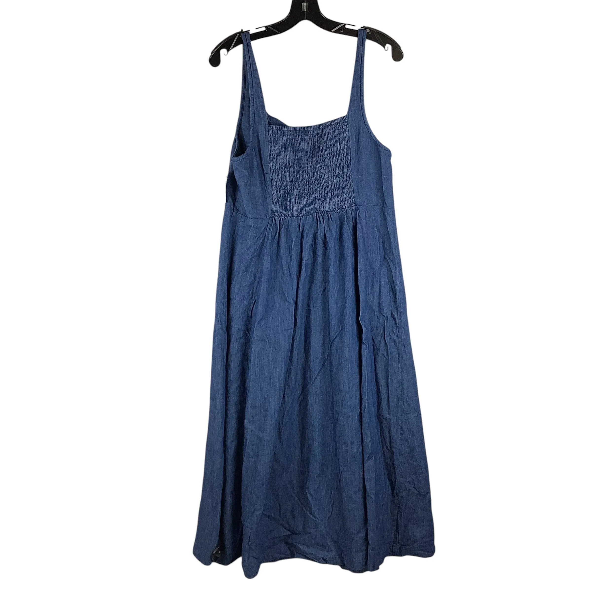 Dress Casual Maxi By Old Navy In Blue Denim, Size: L