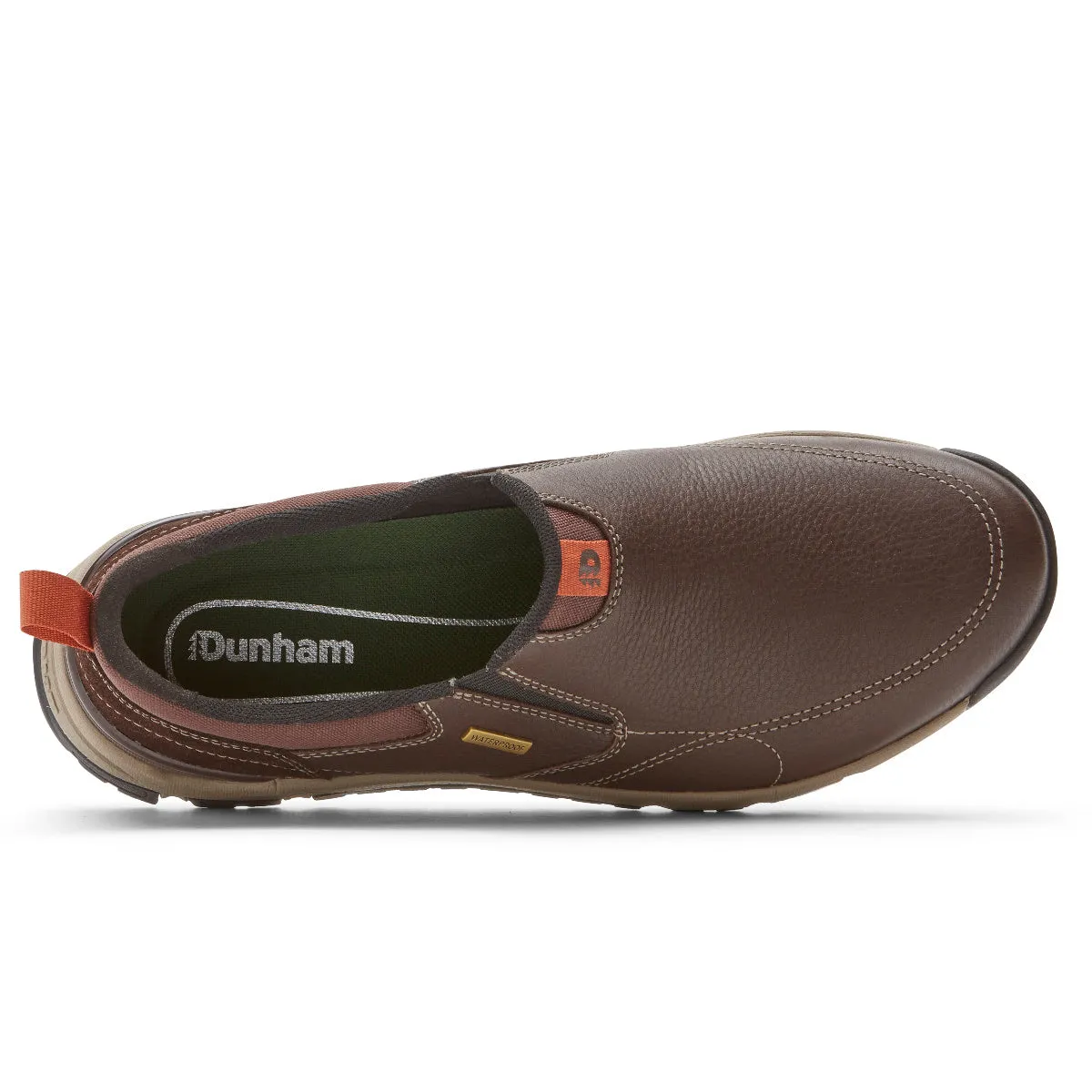 'Dunham' Men's Glastonbury WP Slip On - Brown