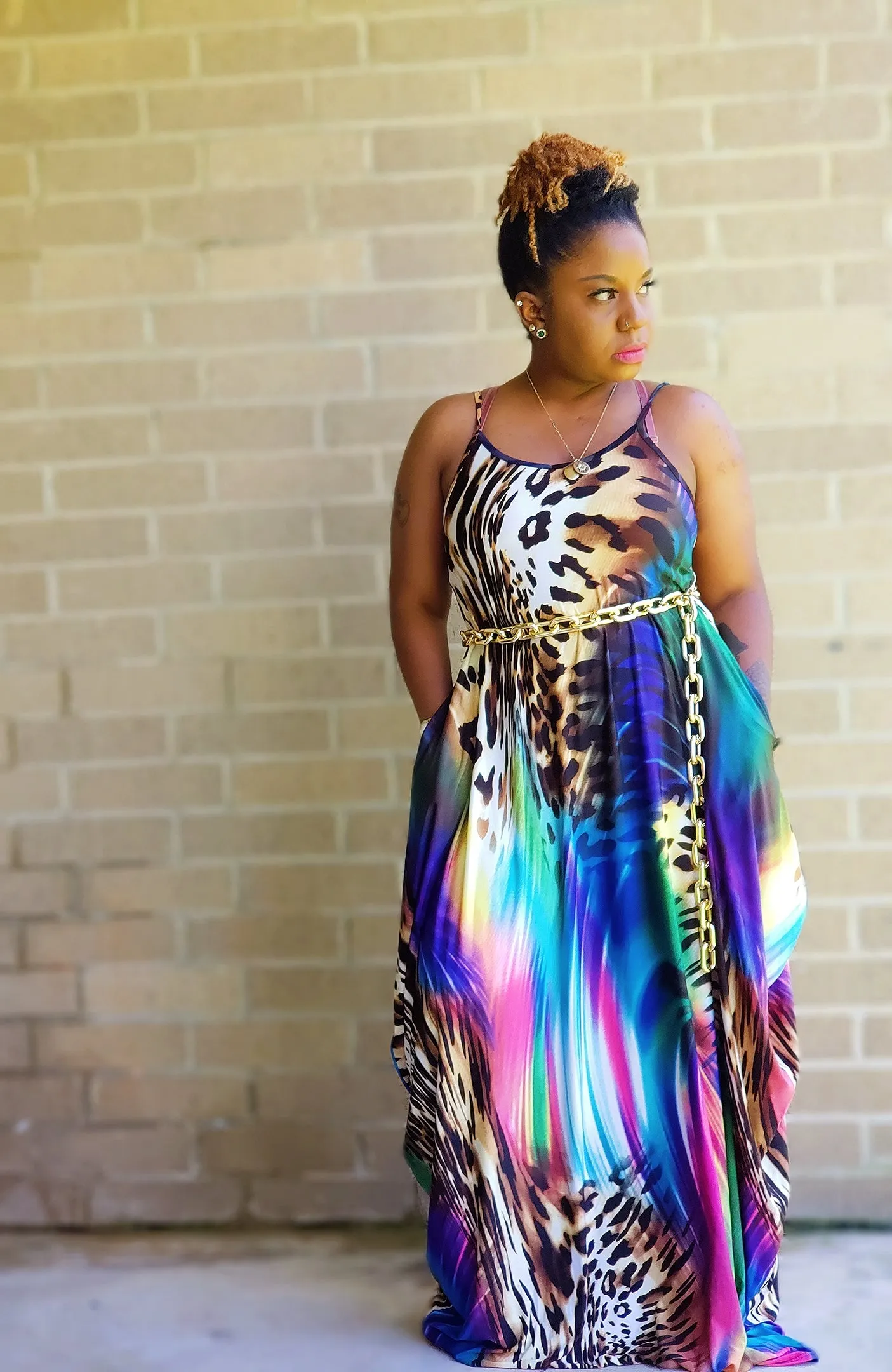 EMPRESS - Abstract Maxi Dress