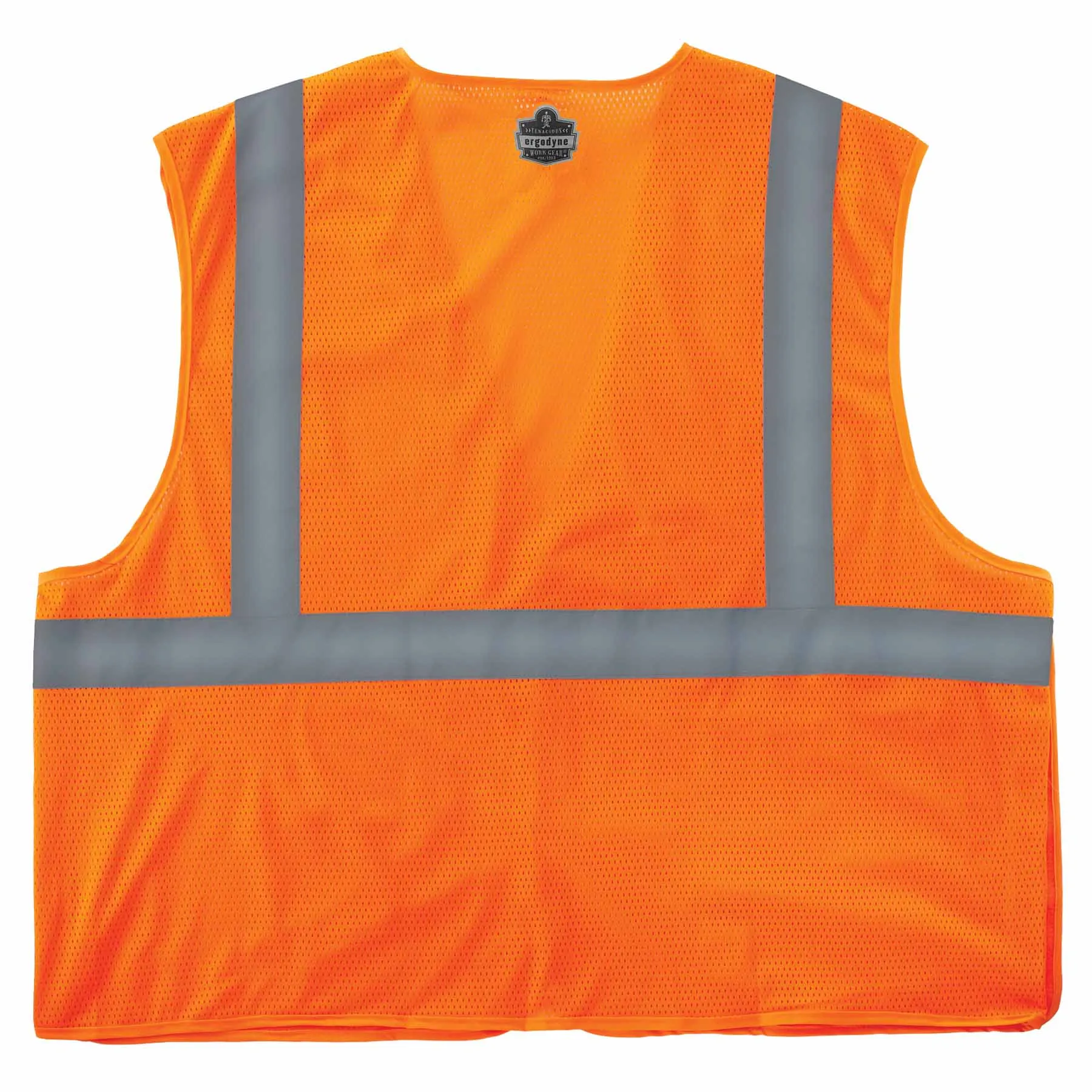 Ergodyne 24553 8215BA-S M Orange Class 2 Economy Breakaway Mesh Vest - Single Size