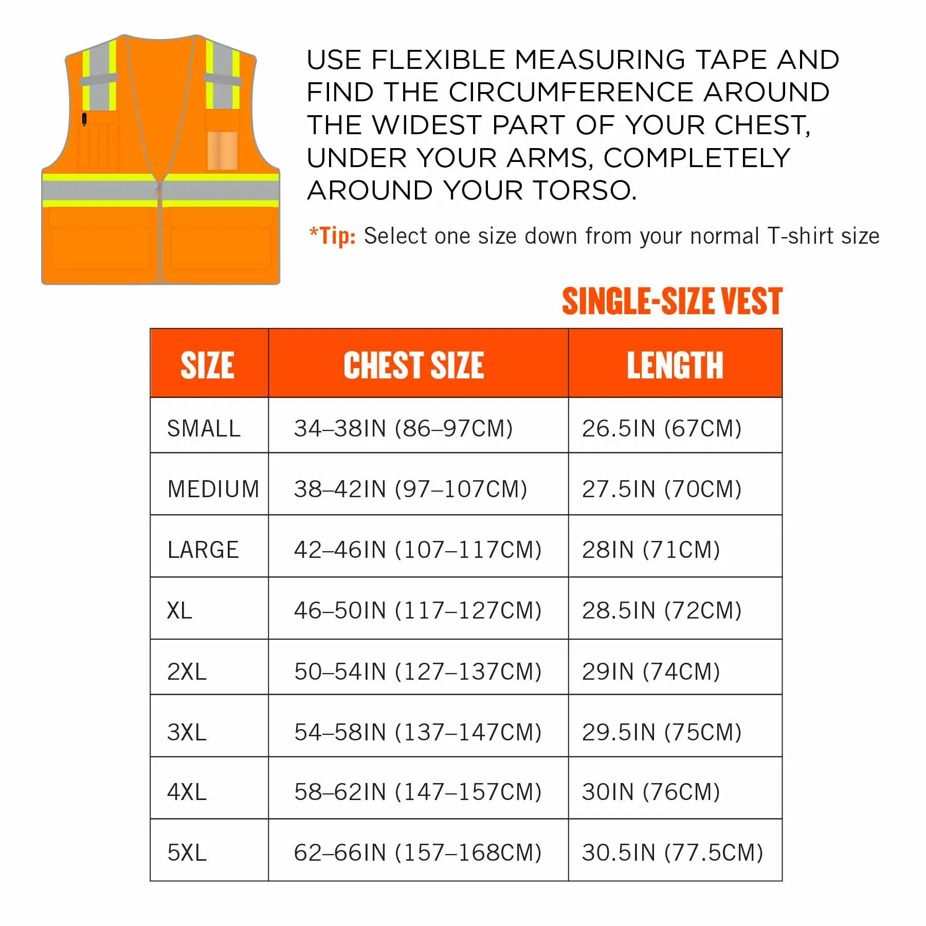 Ergodyne 24572 8246Z-S S Orange Class 2 Two-Tone Mesh Vest - Single Size