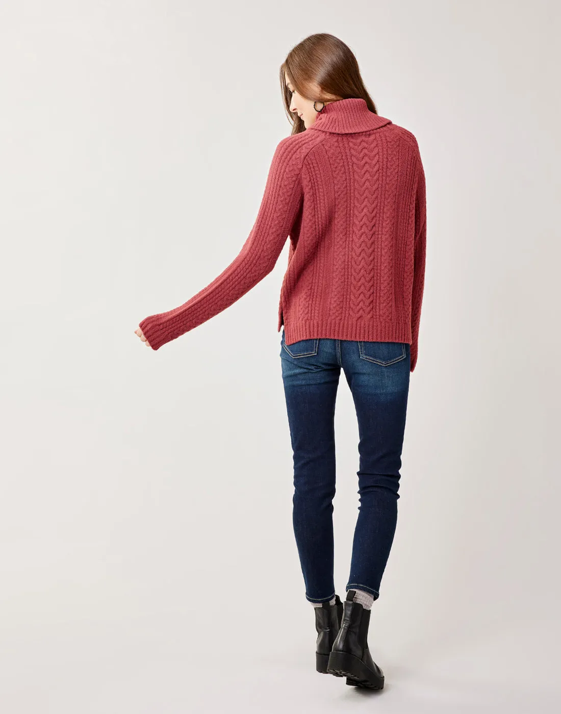 Field Sweater: Brick