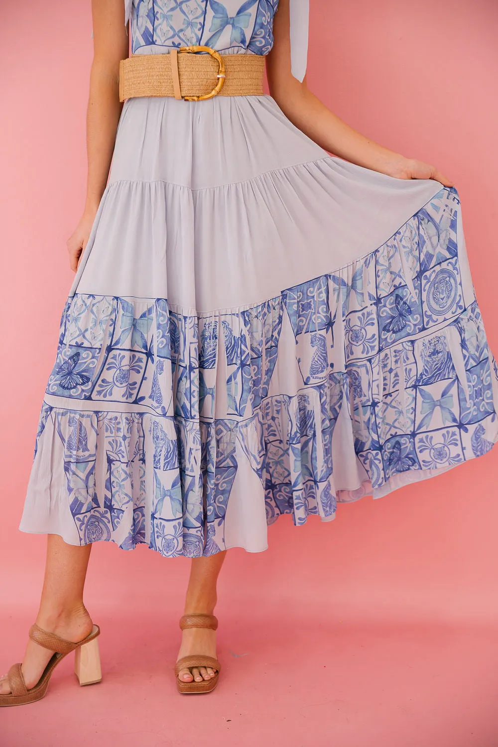 FLORENCE BLUE MAXI DRESS