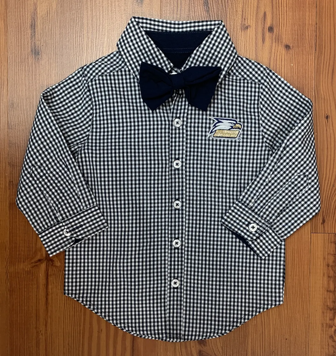 Gingham Shirt w/Bowtie