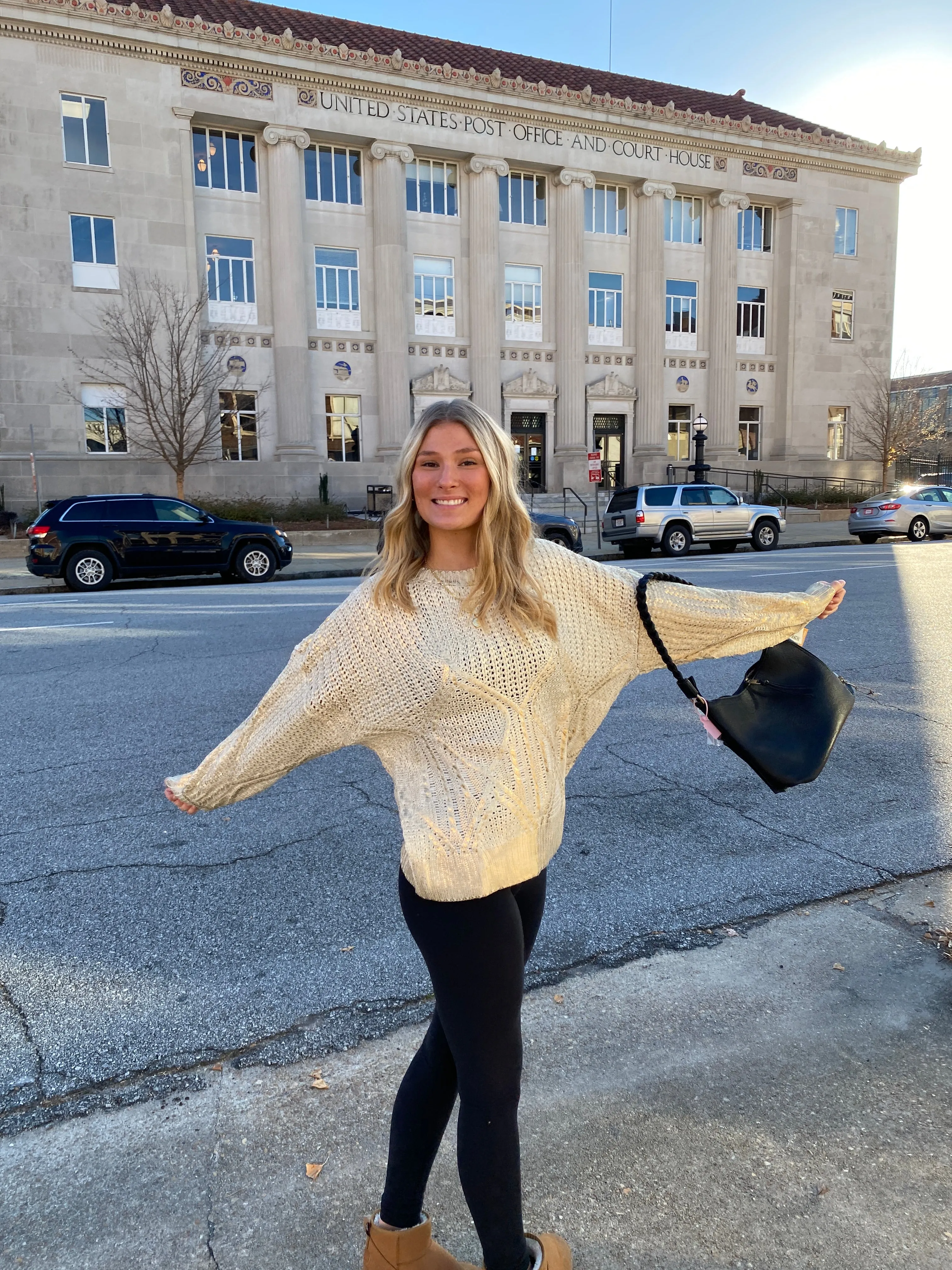 GOLD FOIL METALLIC SWEATER