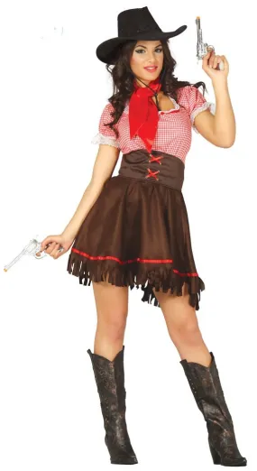 Gun Slinging Cowgirl Costume