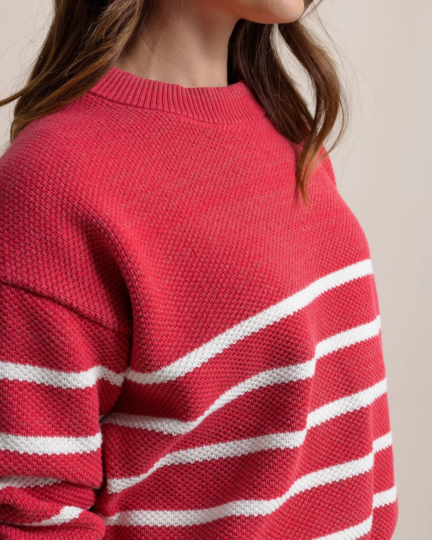 Haisley Stripe Crewneck Sweater