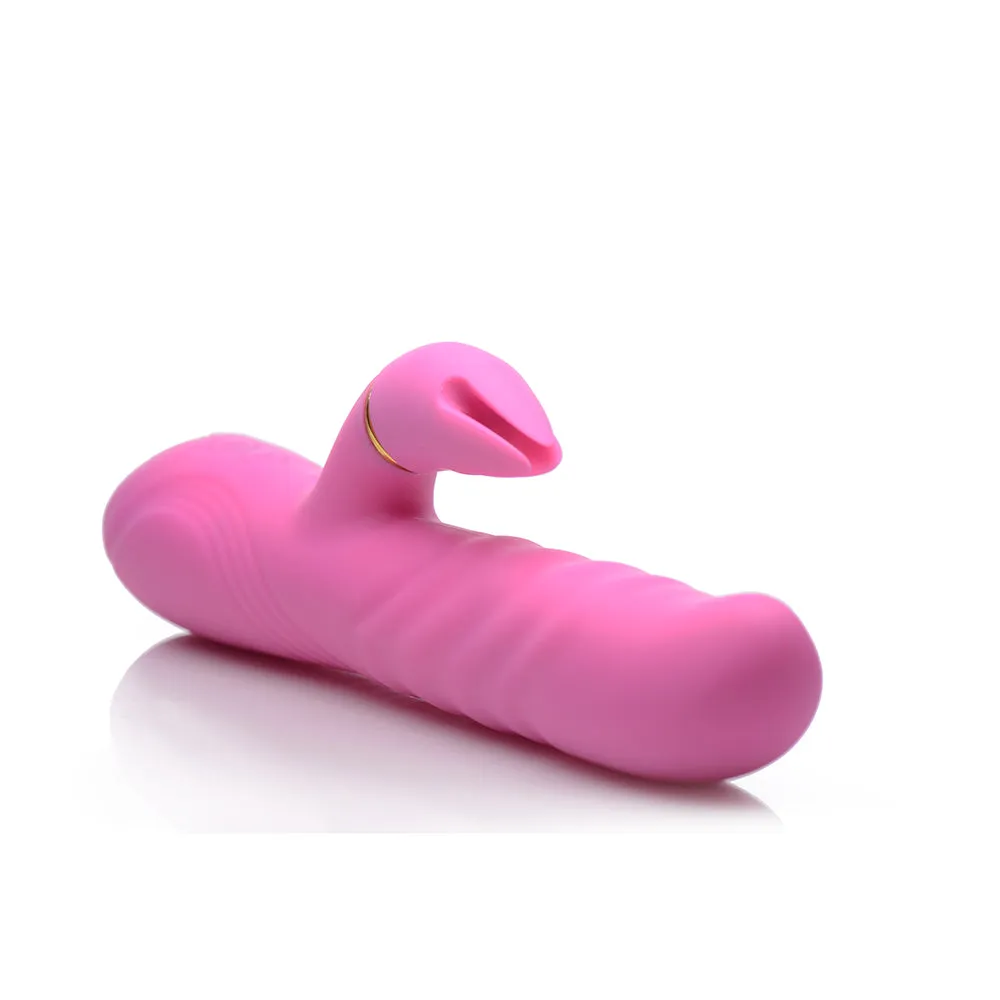 INMI 10X Versa-Thrust Thrusting & Vibrating Silicone Rabbit with 3 Attachments