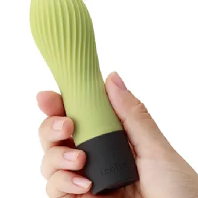 Iroha Zen Matcha Waterproof Silicone Mini Vibrator - Green