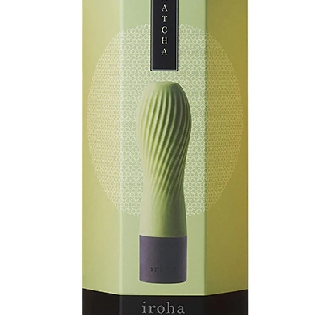 Iroha Zen Matcha Waterproof Silicone Mini Vibrator - Green