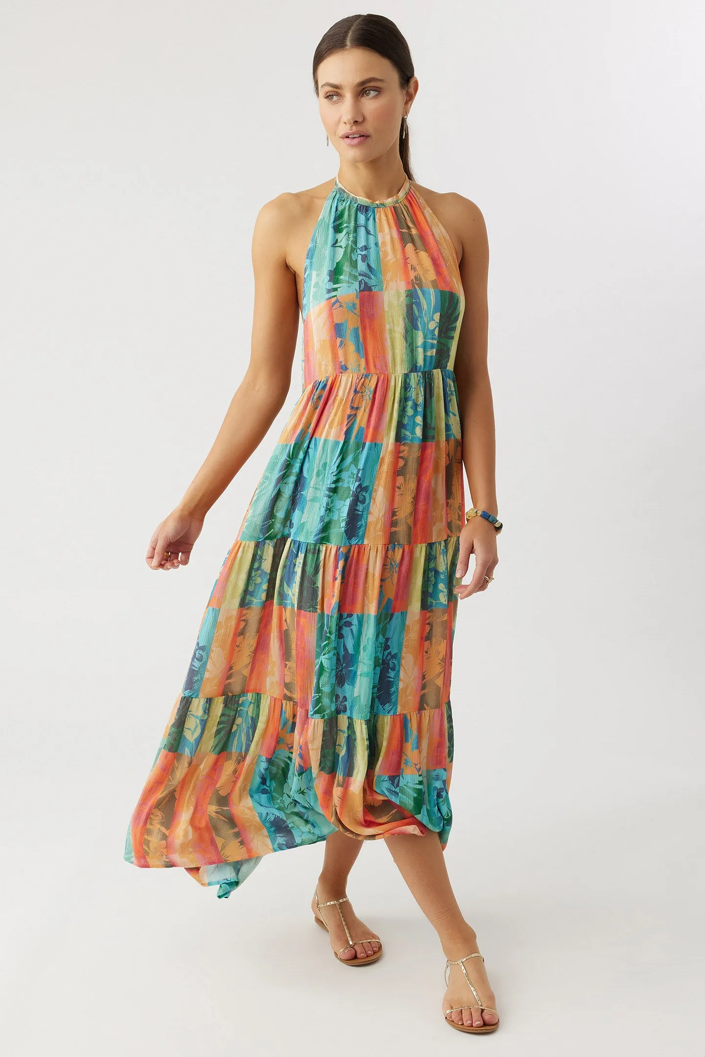 JENNIFER WOVEN MAXI TANK DRESS