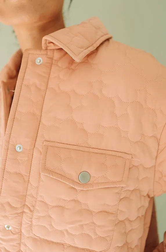 June Quilted Dusty Apricot Jacket - FINAL SALE