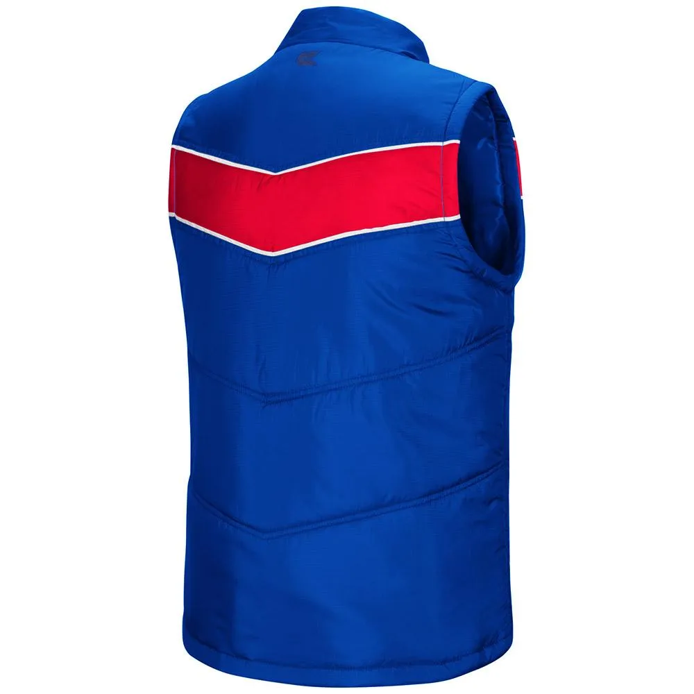 Kansas Jayhawks Colosseum "Red Beaulieu" Full Zip Puffer Vest