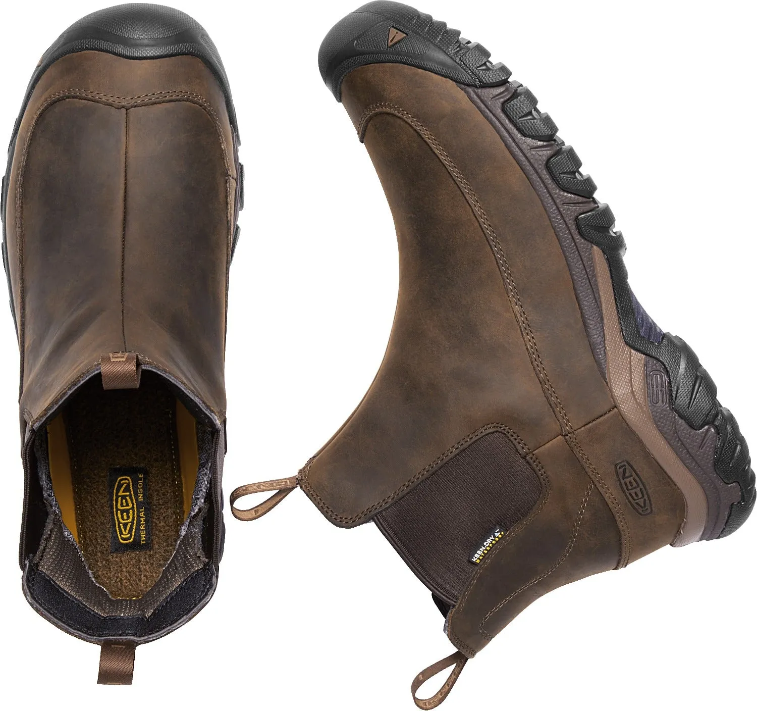 'Keen Outdoor' Men's Anchorage III 200GR WP Boot - Dark Earth / Brown