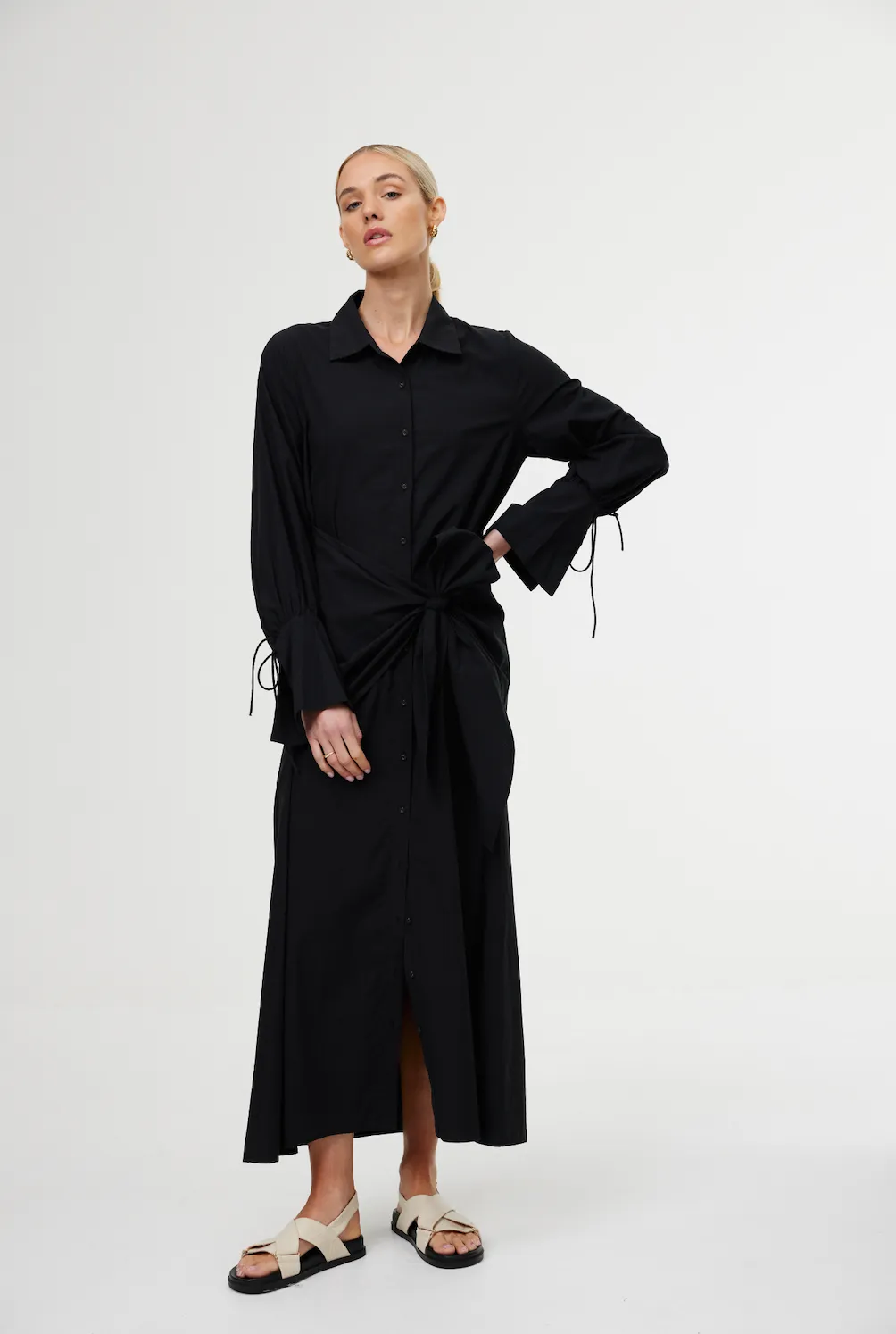 KINNEY Dakota Maxi Dress NOIR