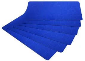 Kuber Industries Multi Purpose Waterproof,Stain Resistant, Washable Refrigerator/Fridge Drawer Mat, Set of 6 (Blue)