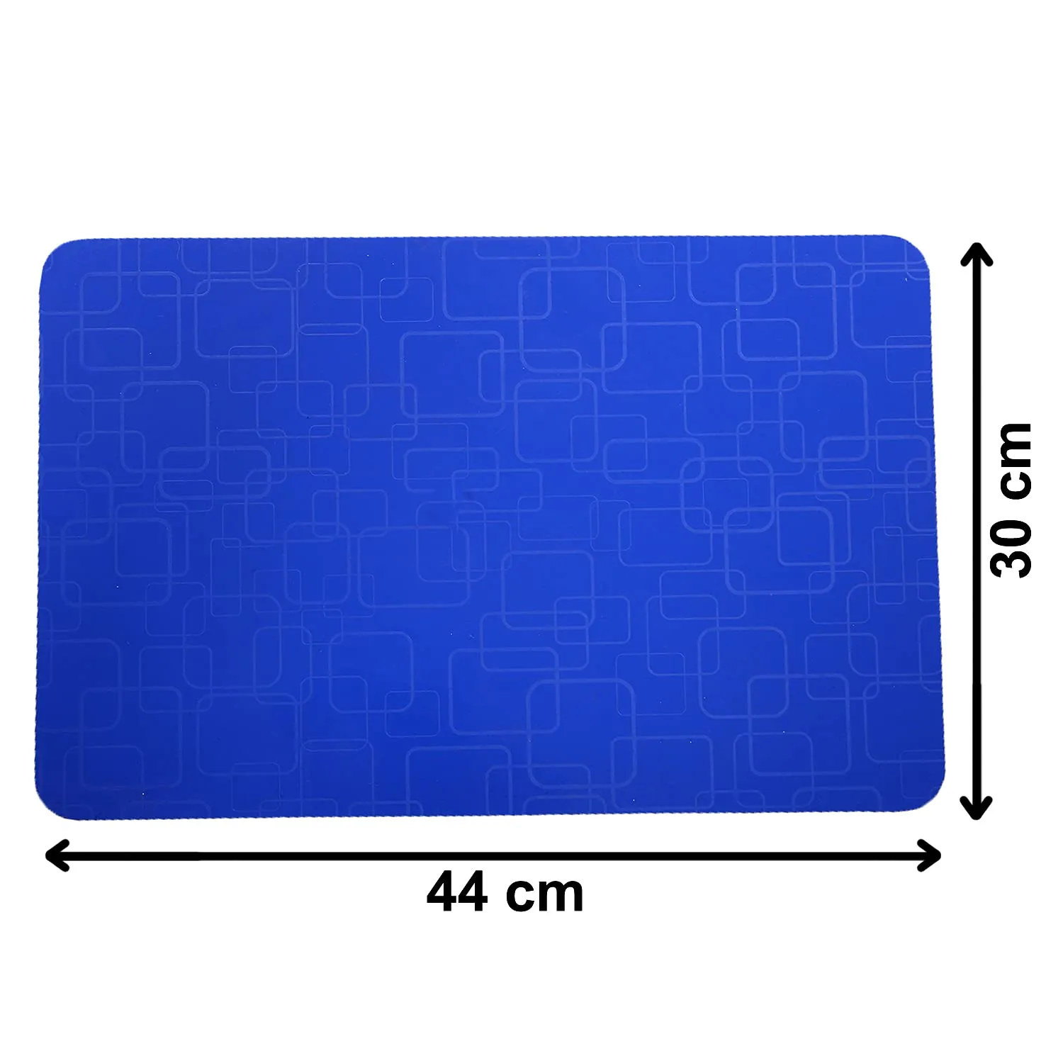 Kuber Industries Multi Purpose Waterproof,Stain Resistant, Washable Refrigerator/Fridge Drawer Mat, Set of 6 (Blue)