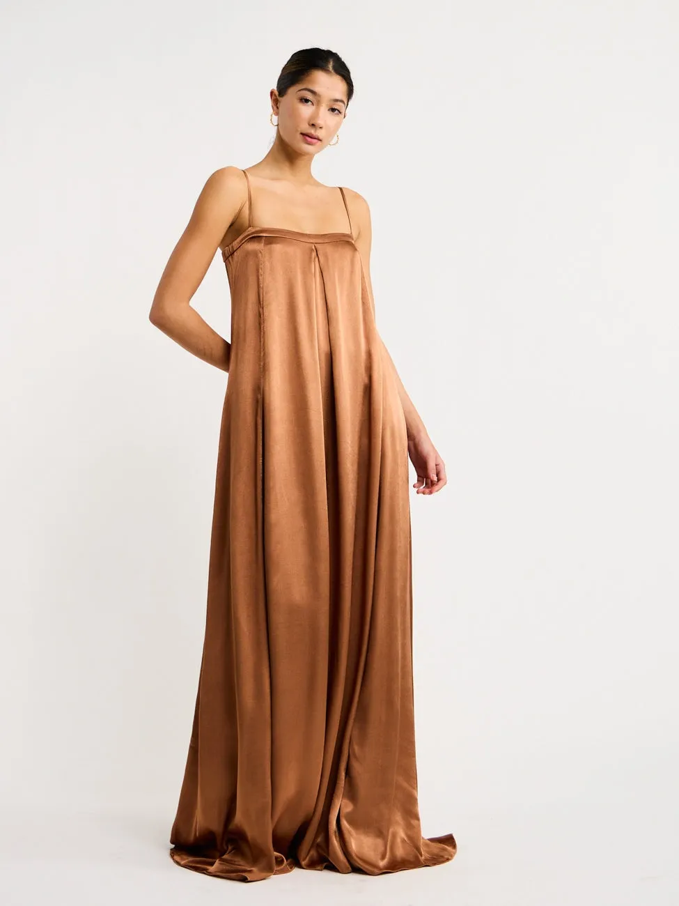 La Lune Column Maxi Dress