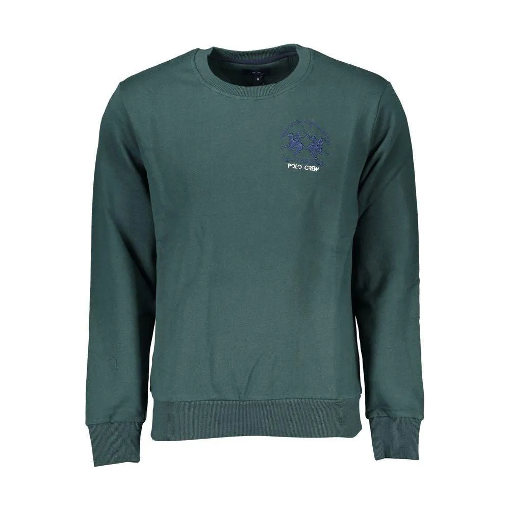 La Martina Emerald Crew Neck Cotton Sweater - Regular Fit