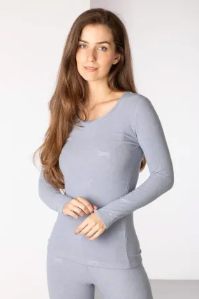 Ladies Brushed Thermal Long Sleeved Base Layer Top - Ella