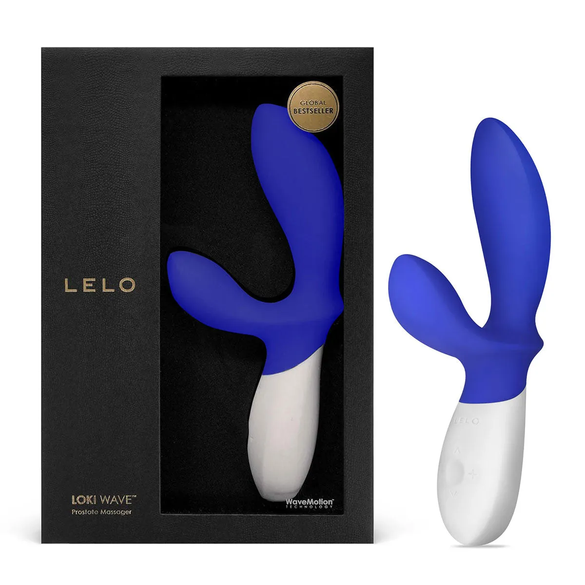 LELO Loki Wave Rabbit Vibrator - Federal Blue